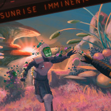 Under Strange Suns - Sunrise Imminent. Un proyecto de Diseño e Ilustración digital de Nuno Gomes Vieira - 07.01.2024