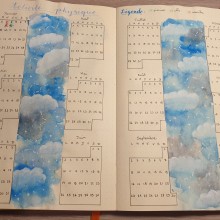 Mon projet du cours : Bullet journal : illustrez votre agenda. Arts, Crafts, Watercolor Painting, DIY, Management, Productivit, and Business project by kanelle82 - 01.10.2024