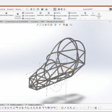Design of a frame for an experimental race car. Automotive Design project by Samuel Alvarez Giraldo - 05.18.2020