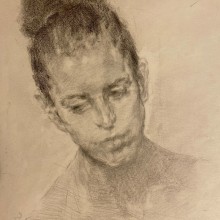 My project for course: Graphite Drawing Techniques for Planar Portraiture. Un proyecto de Bellas Artes, Bocetado, Dibujo, Dibujo de Retrato, Dibujo realista y Dibujo artístico de fareena - 12.01.2024