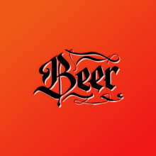 Beer - A beer brand. Tipografia, Caligrafia, e Estilos caligráficos projeto de Javier Hernandez - 13.01.2024