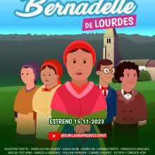 Bernadette de Lourdes. Animation, Education, and Animated Illustration project by Wilson Stegmayer - 11.15.2023