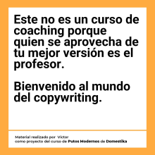 Mi proyecto del curso: Copywriting para copywriters. Un projet de Publicité, Cop, writing, Stor, telling , et Communication de victorganazafdez - 16.01.2024