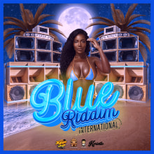 BLUE RIDDIM INTERNATIONAL. Traditional illustration, Advertising, Music, Events, Video, and Audio project by Michigan Jungle - 01.17.2024