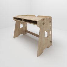 Mi proyecto del curso: Diseño y producción de mobiliario personalizable con router CNC. Un proyecto de Diseño, creación de muebles					, Diseño industrial, Diseño de producto, Carpintería y Fabricación digital						 de Pedro Alva - 19.01.2024