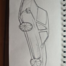 My project for course: Car Design sketching. Un proyecto de Diseño, Diseño industrial, Diseño de producto y Bocetado de Elías Cueik - 21.01.2024