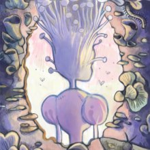 All Around Us - a Fungi ecyclopaedia. Ilustração tradicional, Ilustração digital, Ilustração infantil, Ilustração botânica e Ilustração editorial projeto de agne.puccinelli - 23.01.2024