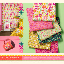 Italian Autumn Pattern Collection by Mikelle Auman. Graphic Design, Product Design, Pattern Design, and Digital Illustration project by Mikelle Auman Williams - 01.23.2024
