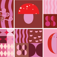 My project for course: Pattern design for homeware products. Graphic Design, Product Design, Pattern Design, and Digital Illustration project by Tamara Pavlović - 01.24.2024