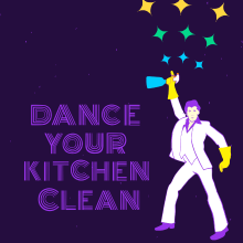 Dance Your Kitchen Clean. Un proyecto de Diseño gráfico, Diseño de producto, Pattern Design e Ilustración digital de Lysa Flower - 11.01.2024