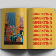 ARGENTINA. Direção de arte, Design editorial, Design gráfico, Design de informação, e Comunicação projeto de Lena - 29.01.2024