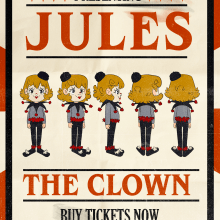 Jules The Clown. Un progetto di Character design e Arte concettuale di Isabella Carvalho - 28.11.2023