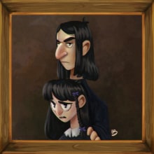 Snape's Daughter. Un progetto di Character design, Illustrazione digitale, Arte concettuale e Pittura digitale di Isabella Carvalho - 26.01.2024
