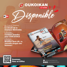 Oukoikan. Un proyecto de Diseño, Diseño editorial, Diseño de la información y Diseño digital de Emmanuel Totin - 25.01.2024