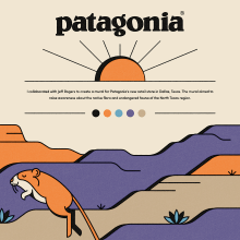 Patagonia (Store Mural) Ein Projekt aus dem Bereich Installation, Malerei, Vektorillustration und Digitale Illustration von Ryan Dean Sprague - 31.12.2019