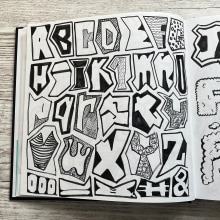 My project for course: Hand-Lettering Sketchbook: Techniques to Unlock Creativity. Sketching, Creativit, Drawing, H, Lettering, and Sketchbook project by Jolene Brown - 02.01.2024