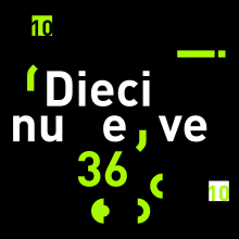 Logo animation for Estudio Diecinueve36. Motion Graphics, e Animação projeto de Raúl González - 05.06.2023