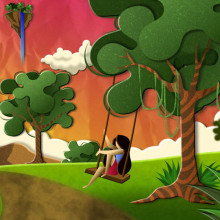 Journey Baloon. Un proyecto de Motion Graphics, Animación, Dirección de arte, Escenografía, Animación de personajes, Ilustración vectorial, Animación 2D e Ilustración digital de Sergio Rodrigues - 05.05.2023