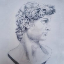 My project for course: Graphite Drawing Techniques for Planar Portraiture. Fine Arts, Sketching, Drawing, Portrait Drawing, Realistic Drawing, and Artistic Drawing project by Melinda Collavo - 02.05.2024