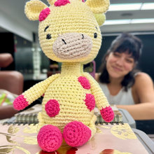 Mi proyecto del curso: Amigurumi para principiantes: teje animales en crochet. Artesanato, Design de brinquedos, Crochê, Amigurumi, e Design têxtil projeto de Mariana Correa - 07.02.2024
