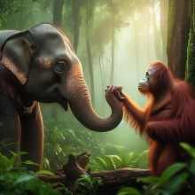 Clasificador entre Elefantes y Orangutanes. Un proyecto de Programación, Desarrollo Web, Desarrollo de producto digital e Inteligencia Artificial de Juan Cruz Sarasibar - 31.01.2024