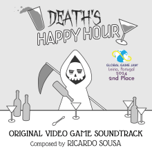 Death's Happy Hour - Original Video Game Soundtrack (Global Game Jam 2024). Música, e Desenvolvimento de videogames projeto de Ricardo Sousa - 30.01.2024