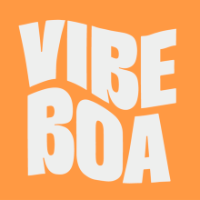 Logo Vibe boa . Un projet de Animation, T, pographie, Animation 2D, Création de logos, Conception 3D, T , et pographie cinétique de raysoncirqueira29 - 10.02.2024