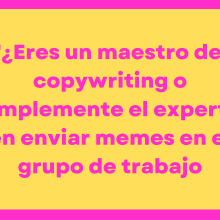 Mi proyecto del curso: Copywriting para copywriters. Un projet de Publicité, Cop, writing, Stor, telling , et Communication de luchetabm - 13.02.2024