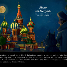 Master and Margarita. Un proyecto de Animación, Diseño de personajes e Ilustración digital de Milena Kolesniak - 13.02.2024