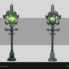 Eldritch Lamp Final Development. Un progetto di Arte concettuale di Josh Goldblatt - 14.02.2024