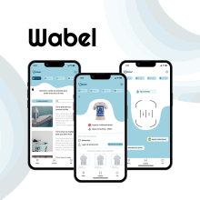 Proyecto UX/UI Wabel. Un proyecto de Diseño, UX / UI, Diseño de apps y Diseño de producto digital de Laura Mata del Valle - 06.11.2023
