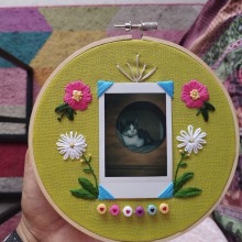 Porta instantáneas . Embroider project by Leidy Vanessa Vallejo Sanchez - 02.16.2024