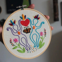 La forma del amor. Embroider project by Leidy Vanessa Vallejo Sanchez - 02.16.2024