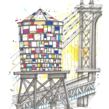 Stu King - My project for course: Expressive Architectural Sketching with Colored Markers. Esboçado, Desenho, Ilustração arquitetônica, Sketchbook e Ilustração com tinta projeto de Stuart King - 03.12.2023
