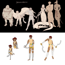My project for course: Introduction to Design of Characters for Animation and Video Games. Un proyecto de Ilustración tradicional, Animación, Diseño de personajes, Videojuegos y Diseño de videojuegos de dananabun - 18.02.2024