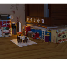 Kitchen Diorama. Animação 3D projeto de Savannah Nieman - 14.02.2024