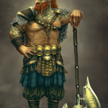Celtic Warrior. Un progetto di Character design, Illustrazione digitale e Arte concettuale di Alejandro Valencia - 23.02.2024