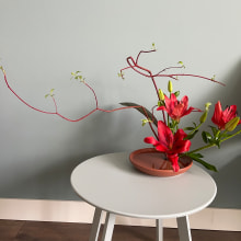 Mijn project van de cursus: Ikebana: bloemschikken voor beginners. Un proyecto de Diseño de interiores, Decoración de interiores, Interiorismo, Diseño floral, vegetal, Lifest y le de Laura Anca - 23.02.2024