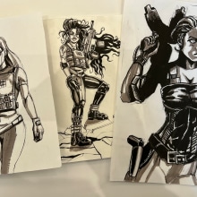 My project for course: Female Character Design for Comics. Un proyecto de Diseño de personajes, Cómic y Dibujo de Ric Garcia - 23.02.2024