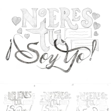 Proyecto Portada libro "No eres tú ¡Soy yo!". Un proyecto de Diseño, Lettering, H y lettering de Andrea PS - 25.02.2024