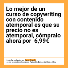 Mi proyecto del curso: Copywriting para copywriters. Un projet de Publicité, Cop, writing, Stor, telling , et Communication de santiagochacon111 - 25.02.2024