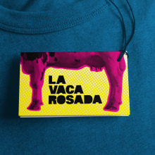 La Vaca Rosada - Diseño de recursos gráficos para enriquecer tu marca. Un proyecto de Dirección de arte, Br, ing e Identidad, Diseño gráfico y Packaging de Danny González Chísica - 14.02.2024