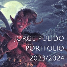 Portfolio 2023-2024. Traditional illustration, Character Design, Digital Illustration, Portfolio Development, Concept Art, and Editorial Illustration project by Jorge Pulido Martin - 02.26.2024