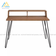Tổng hợp các mẫu bàn học sinh khung sắt mặt gỗ giá rẻ. 3D projeto de Nội Thất Tâm Việt - 30.12.2023