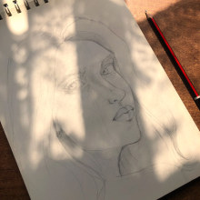 Explore the human face . Un proyecto de Dibujo a lápiz, Dibujo de Retrato, Dibujo realista y Dibujo artístico de Nicole - 26.02.2024