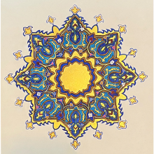 My project for course: Introduction to Islamic Art: Create Biomorphic Patterns. Pintura, Pattern Design, Desenho, Pintura em aquarela e Ilustração com tinta projeto de Michelle McKnight - 26.02.2024