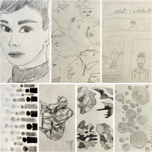 My project for course: Creative Drawing Techniques for Beginners. Un proyecto de Diseño, Ilustración tradicional, Dibujo a lápiz y Dibujo de Galina Romanova - 26.02.2024