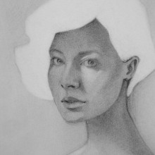 My project for course: Portrait Sketchbooking: Explore the Human Face. Un proyecto de Bocetado, Dibujo, Dibujo de Retrato, Dibujo artístico y Sketchbook de Rebekka Ivácson - 29.02.2024