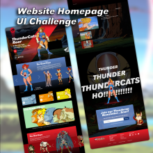 Website Homepage UI Challenge. UX / UI, e Web Design projeto de dwayne johnson - 28.02.2024