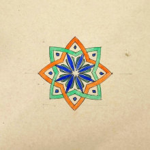 Girih. Traditional illustration, and Logo Design project by Jacques Vinskie - 02.29.2024